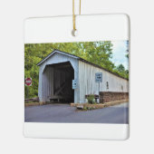 Covered Bridge Foto Keramikornament (Links)