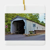 Covered Bridge Foto Keramikornament (Vorderseite)