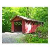 Covered Bridge Foto Print (Vorne)