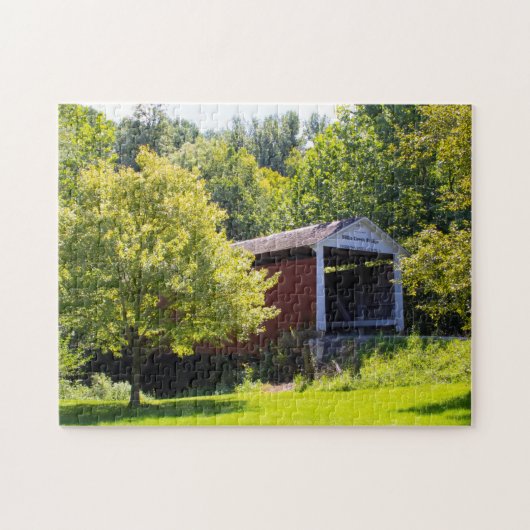 Covered Bridge Foto Puzzle (Horizontal)