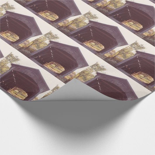 Covered Bridge Geschenkpapier (Ecke)