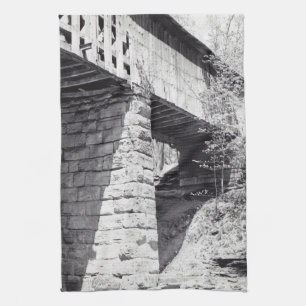 Covered Bridge Geschirrtuch