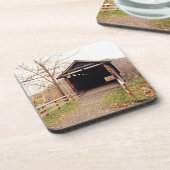 Covered Bridge Getränkeuntersetzer (Linke Seite)