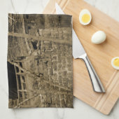 Covered Bridge Handtuch (Viertel Falte)