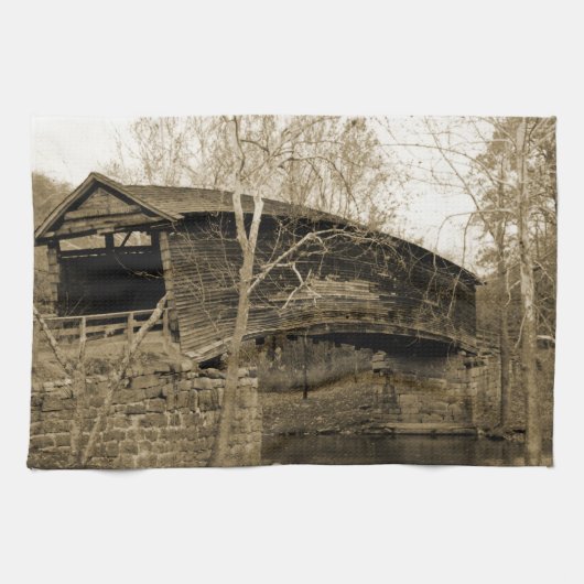 Covered Bridge Handtuch (Horizontal)