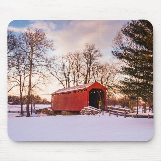 Covered Bridge in Frederick Landkreis Maryland Mousepad (Vorne)