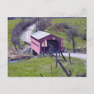 Covered Bridge in the Outaouais Postkarte