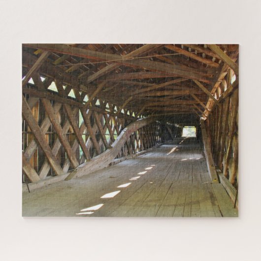 Covered Bridge Inside - Puzzle (Horizontal)