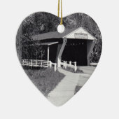 Covered Bridge Keramik Ornament (Rechts)