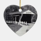 Covered Bridge Keramik Ornament (Hinten)