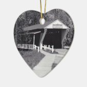Covered Bridge Keramik Ornament (Links)