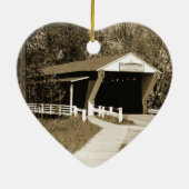 Covered Bridge Keramikornament (Hinten)
