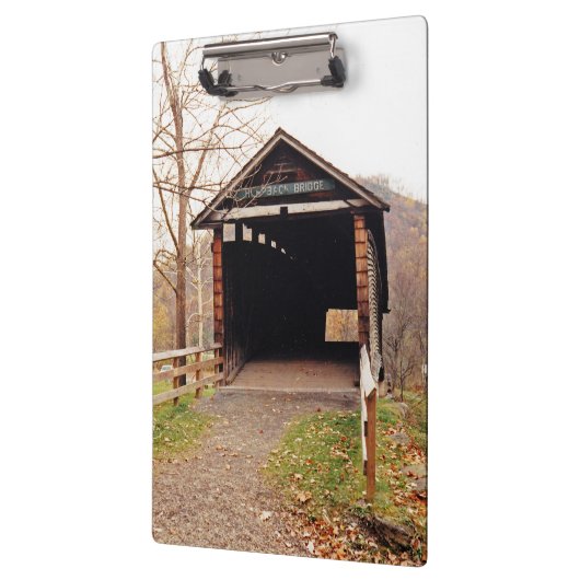 Covered Bridge Klemmbrett (Links)
