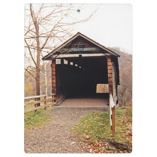 Covered Bridge Klemmbrett (Rückseite)