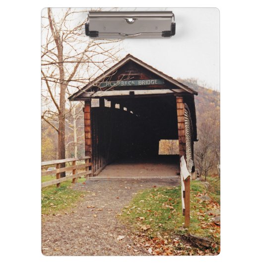 Covered Bridge Klemmbrett (Vorderseite)