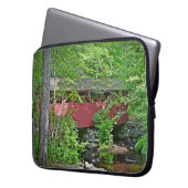 Covered Bridge Laptop Sleeve (Vorderseite Links)