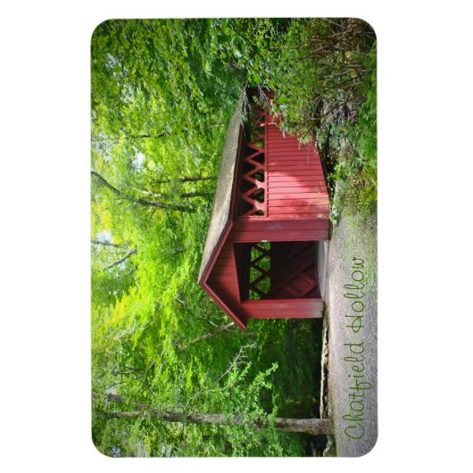 Covered Bridge Large Magnet (Vertikal)