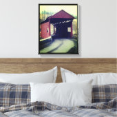 Covered Bridge Leinwanddruck (Insitu (Schlafzimmer))