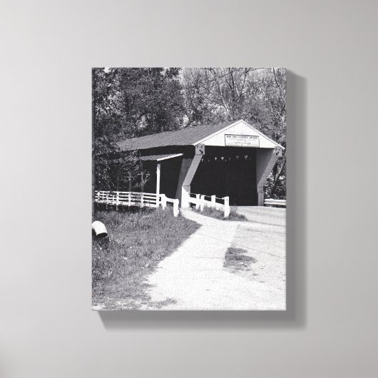 Covered Bridge Leinwanddruck (Vorderseite)