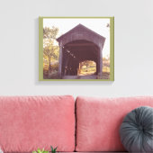 Covered Bridge Leinwanddruck (Insitu (Wohnzimmer))