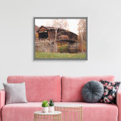 Covered Bridge Leinwanddruck (Insitu (Wohnzimmer))