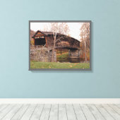 Covered Bridge Leinwanddruck (Insitu (Holzboden))