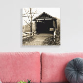 Covered Bridge Leinwanddruck (Insitu (Wohnzimmer))