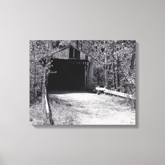Covered Bridge Leinwanddruck (Vorderseite)