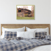 Covered Bridge Leinwanddruck (Insitu (Schlafzimmer))