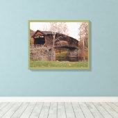 Covered Bridge Leinwanddruck (Insitu (Holzboden))