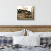 Covered Bridge Leinwanddruck (Insitu (Schlafzimmer))