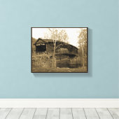 Covered Bridge Leinwanddruck (Insitu (Holzboden))