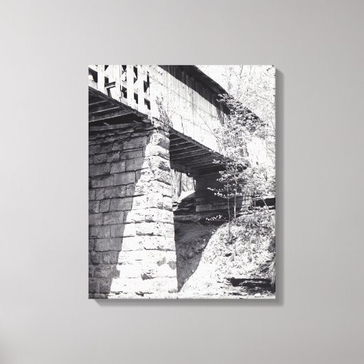 Covered Bridge Leinwanddruck (Vorderseite)