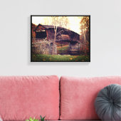Covered Bridge Leinwanddruck (Insitu (Wohnzimmer))