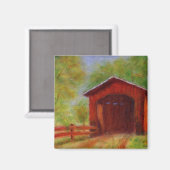 Covered Bridge, Magnet (Vorderseite/Rückseite)