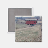 Covered Bridge Magnet (Vorderseite/Rückseite)