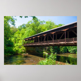 Covered Bridge, Mohican Staat Park, Ohio Poster