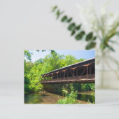 Covered Bridge, Mohican Staat Park, Ohio Postkarte (Stehend Vorderseite)