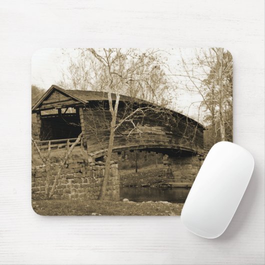 Covered Bridge Mousepad (Mit Mouse)