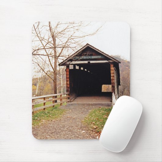 Covered Bridge Mousepad (Mit Mouse)
