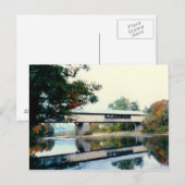 Covered Bridge NH Postcard Postkarte (Vorne/Hinten)