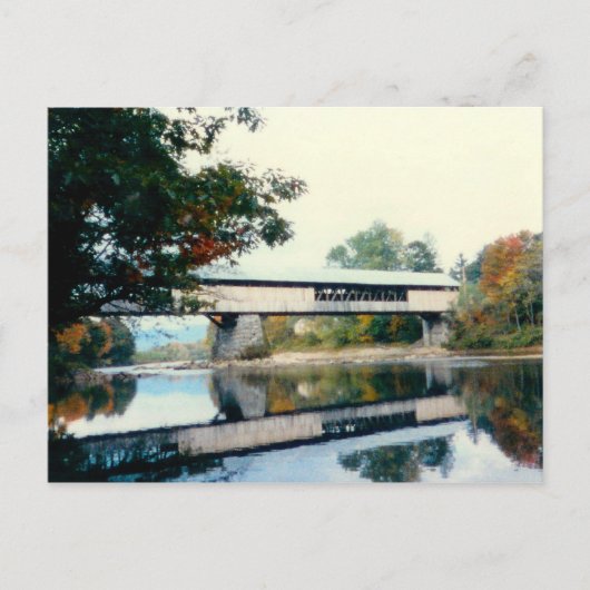 Covered Bridge NH Postcard Postkarte (Vorderseite)