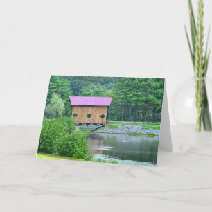 Covered Bridge Note Card Karte