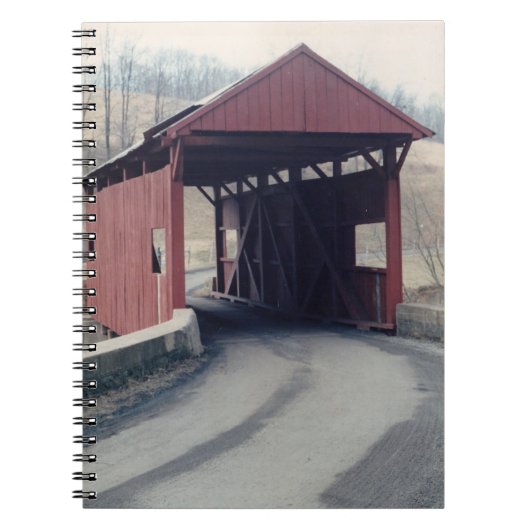 Covered Bridge Notizblock (Vorderseite)