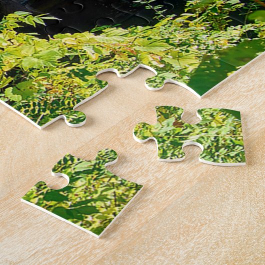 Covered Bridge Ohio.Christmas Grüße Puzzle (Seite)