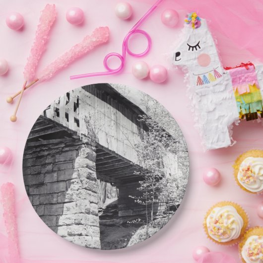 Covered Bridge Pappteller (Party)