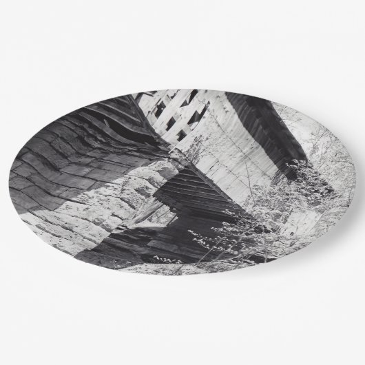 Covered Bridge Pappteller (Schrägansicht)