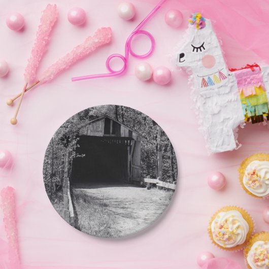 Covered Bridge Pappteller (Party)