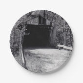 Covered Bridge Pappteller (Vorderseite)