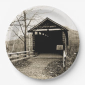 Covered Bridge Pappteller (Vorderseite)